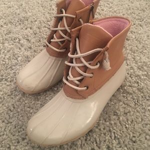 Sperry rain boats! Great condition